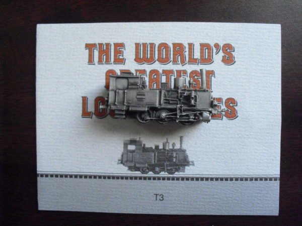 Franklin Mint World's Greatest Locomotives T3 Pewter Locomotive