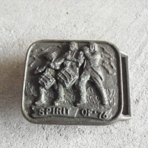 Vintage Brass Spirit of '76 Belt Buckle