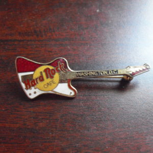 Hard Rock Cafe Washington DC Guitar Pin Back